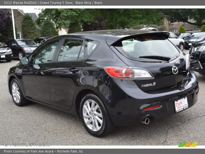 Black Mica / Black 2012 Mazda MAZDA3 i Grand Touring 5 Door