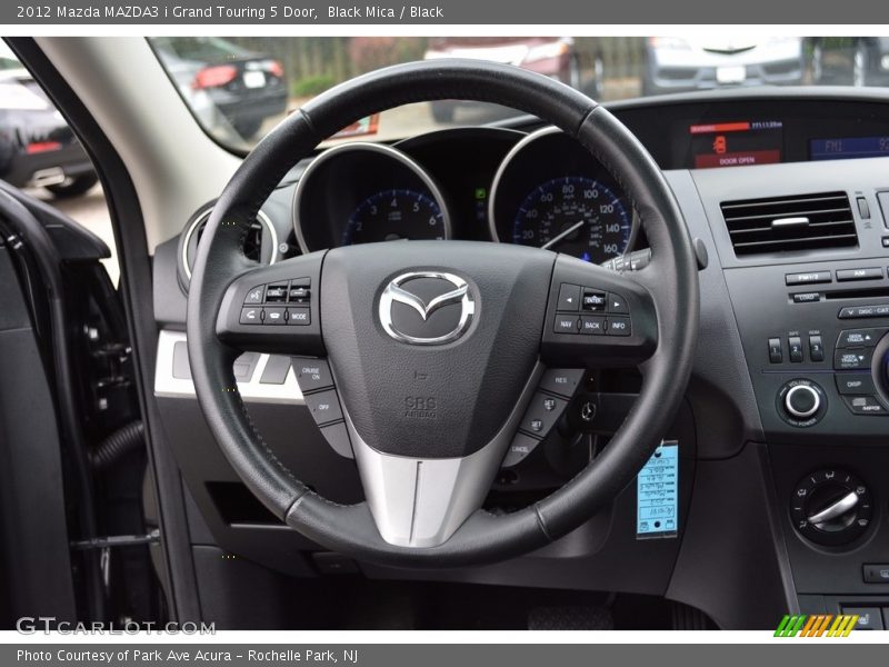 Black Mica / Black 2012 Mazda MAZDA3 i Grand Touring 5 Door
