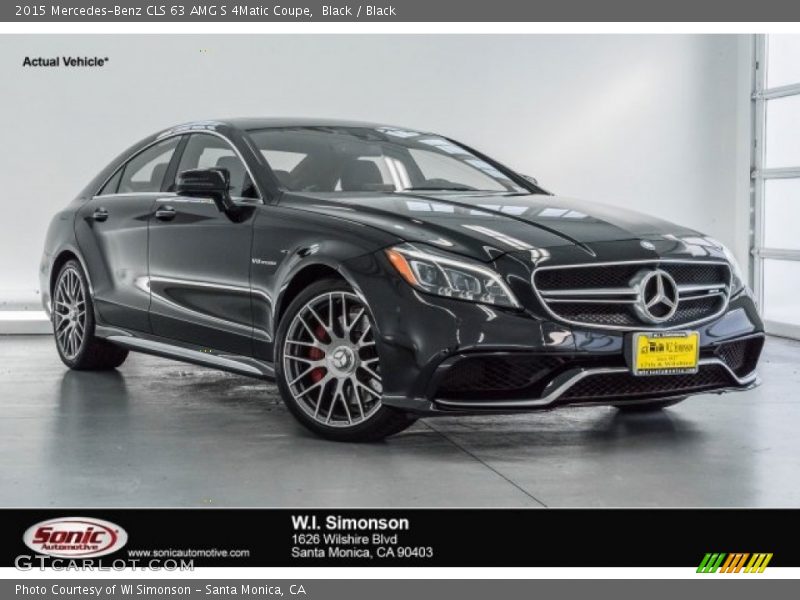 Black / Black 2015 Mercedes-Benz CLS 63 AMG S 4Matic Coupe