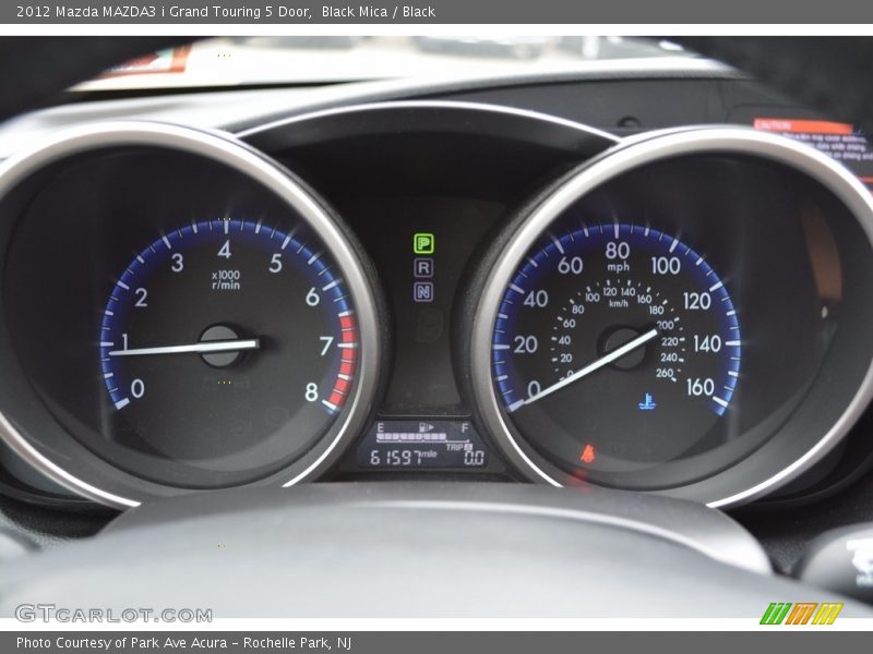 Black Mica / Black 2012 Mazda MAZDA3 i Grand Touring 5 Door