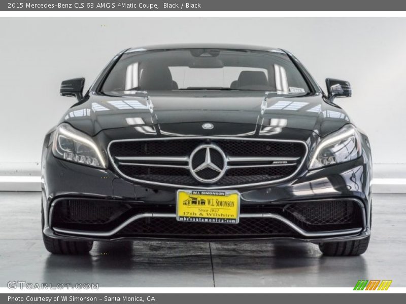 Black / Black 2015 Mercedes-Benz CLS 63 AMG S 4Matic Coupe