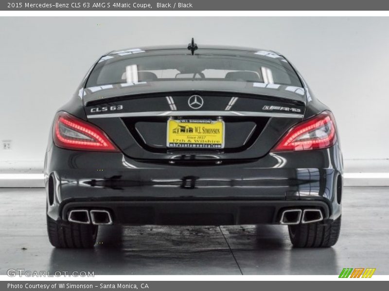 Black / Black 2015 Mercedes-Benz CLS 63 AMG S 4Matic Coupe
