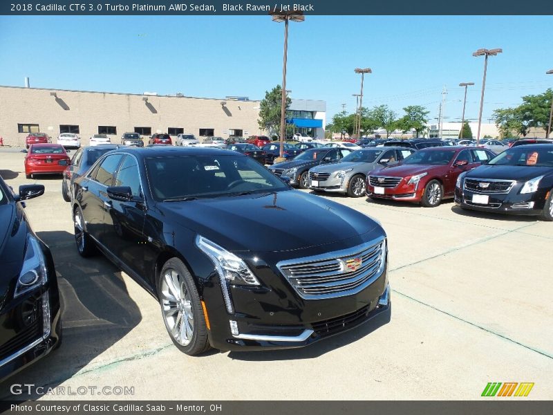Black Raven / Jet Black 2018 Cadillac CT6 3.0 Turbo Platinum AWD Sedan