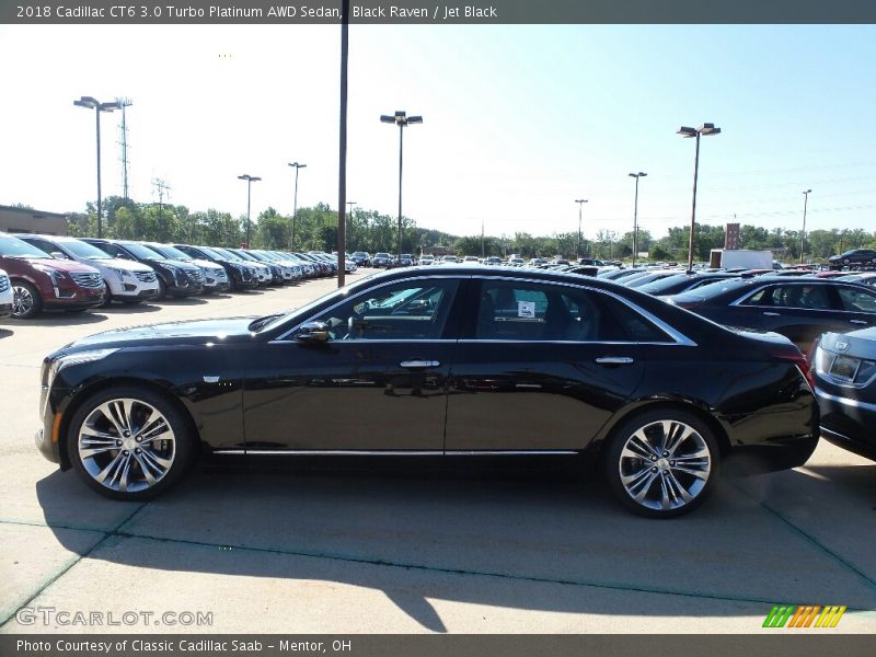 Black Raven / Jet Black 2018 Cadillac CT6 3.0 Turbo Platinum AWD Sedan