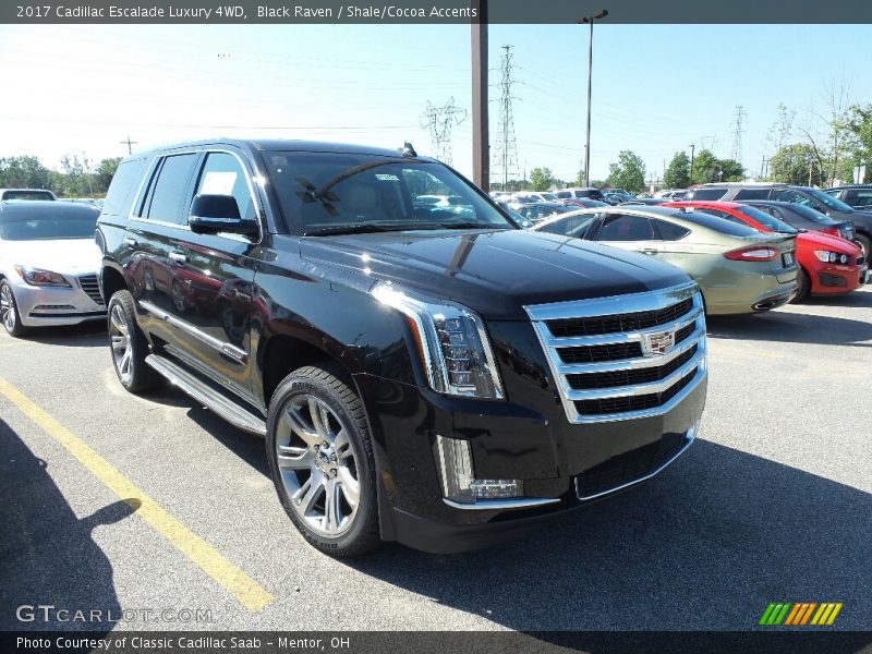 Black Raven / Shale/Cocoa Accents 2017 Cadillac Escalade Luxury 4WD