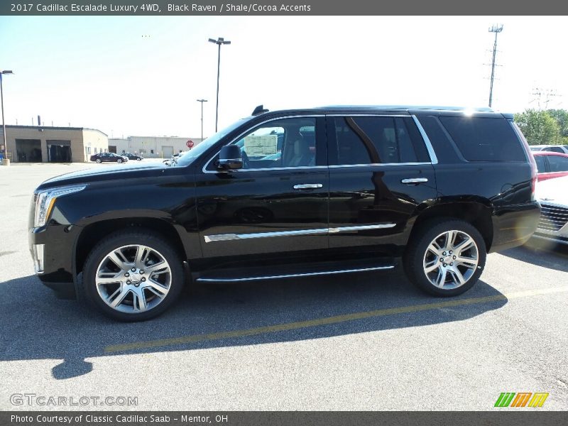 Black Raven / Shale/Cocoa Accents 2017 Cadillac Escalade Luxury 4WD