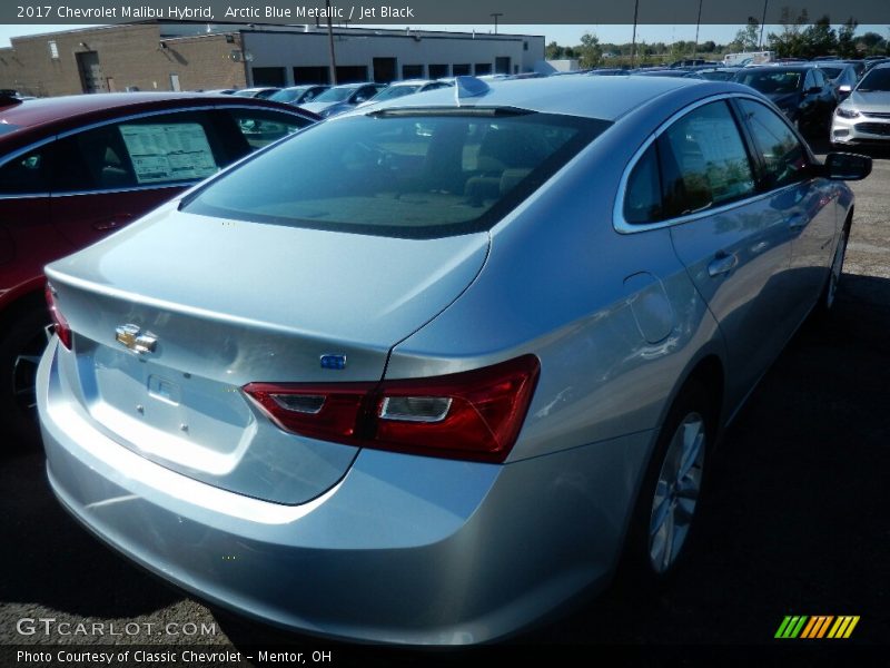Arctic Blue Metallic / Jet Black 2017 Chevrolet Malibu Hybrid