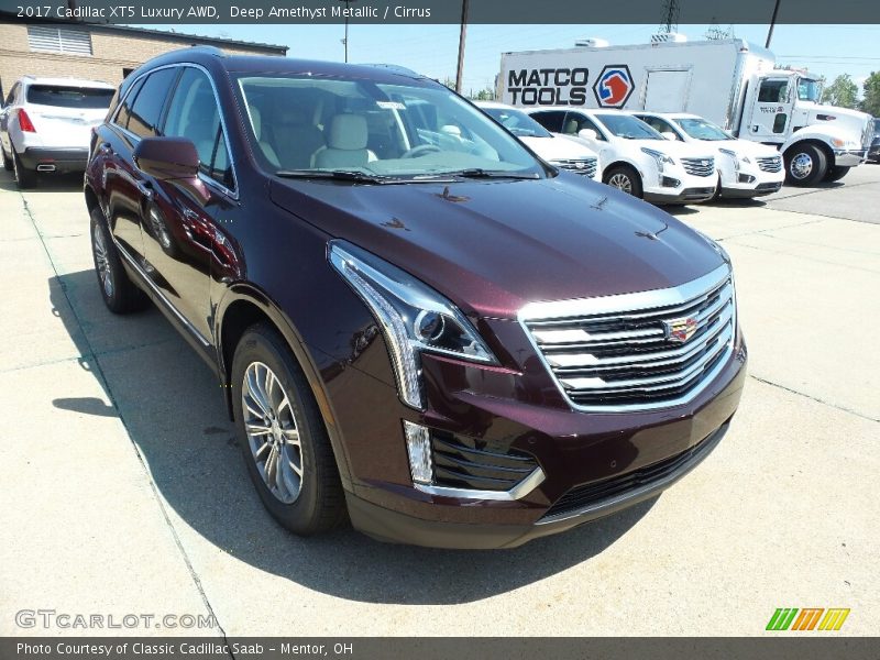 Deep Amethyst Metallic / Cirrus 2017 Cadillac XT5 Luxury AWD