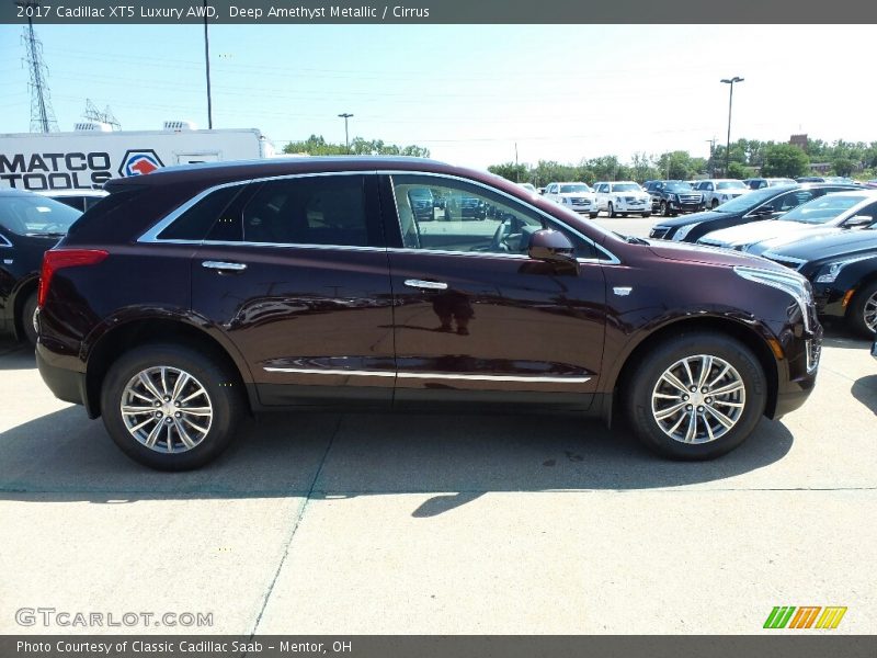 Deep Amethyst Metallic / Cirrus 2017 Cadillac XT5 Luxury AWD