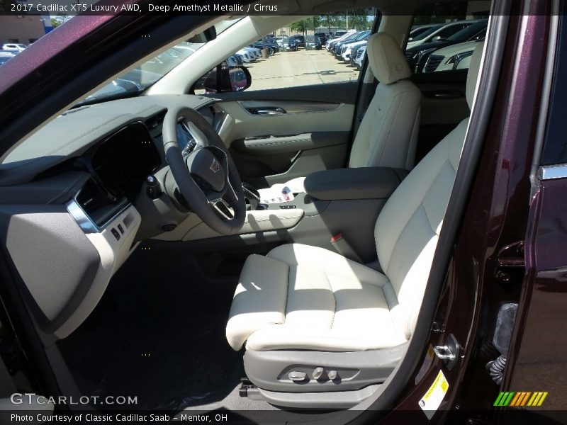 Deep Amethyst Metallic / Cirrus 2017 Cadillac XT5 Luxury AWD