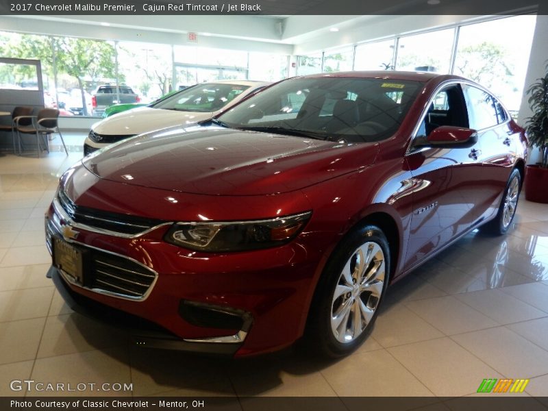 Cajun Red Tintcoat / Jet Black 2017 Chevrolet Malibu Premier