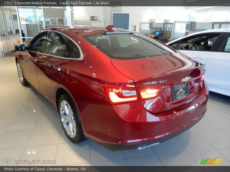 Cajun Red Tintcoat / Jet Black 2017 Chevrolet Malibu Premier