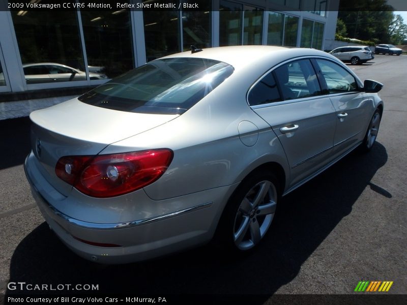 Reflex Silver Metallic / Black 2009 Volkswagen CC VR6 4Motion