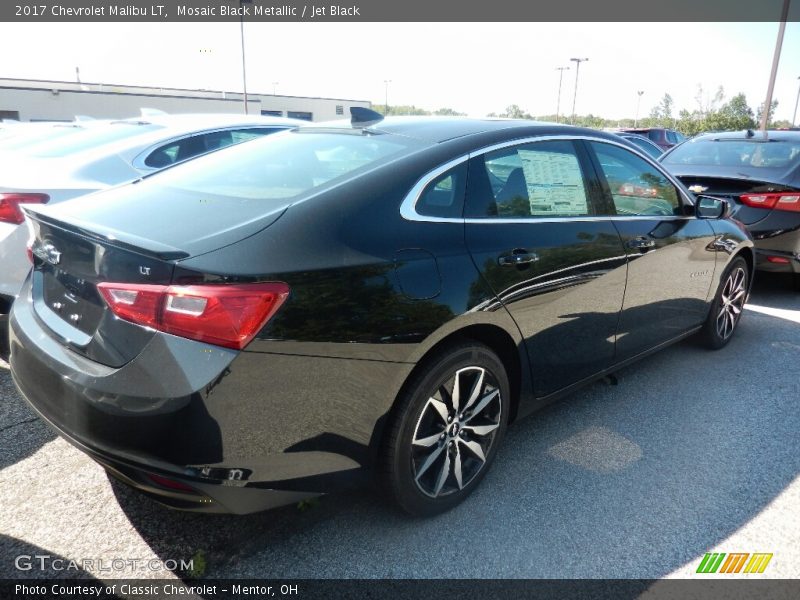 Mosaic Black Metallic / Jet Black 2017 Chevrolet Malibu LT