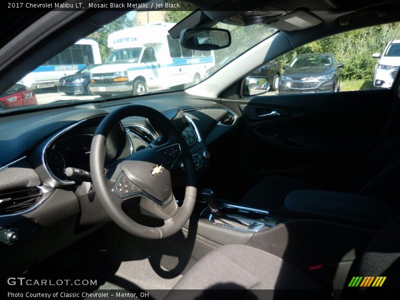 Mosaic Black Metallic / Jet Black 2017 Chevrolet Malibu LT