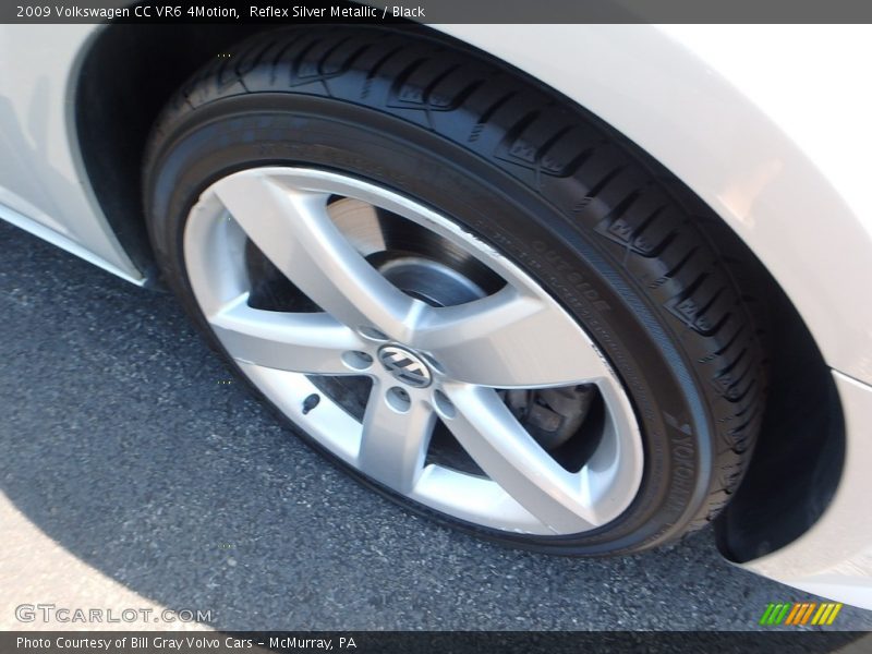 Reflex Silver Metallic / Black 2009 Volkswagen CC VR6 4Motion