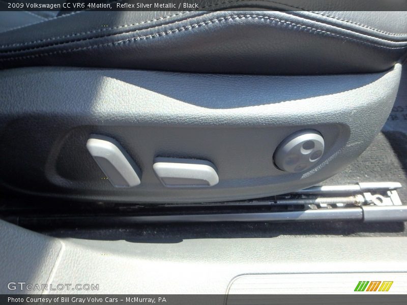 Reflex Silver Metallic / Black 2009 Volkswagen CC VR6 4Motion