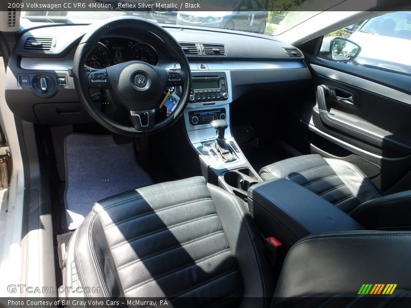 Reflex Silver Metallic / Black 2009 Volkswagen CC VR6 4Motion