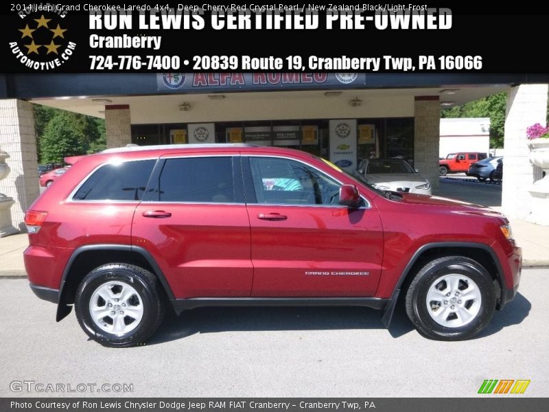 Deep Cherry Red Crystal Pearl / New Zealand Black/Light Frost 2014 Jeep Grand Cherokee Laredo 4x4