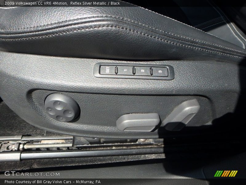 Reflex Silver Metallic / Black 2009 Volkswagen CC VR6 4Motion