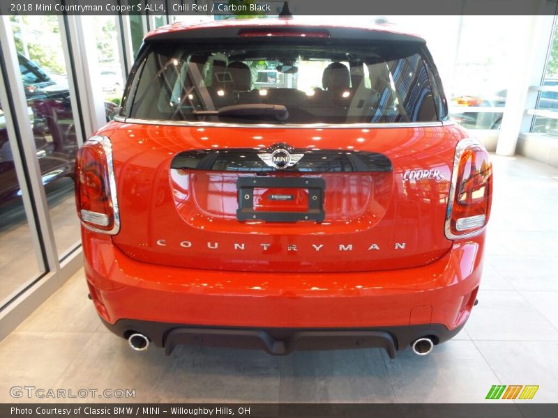 Chili Red / Carbon Black 2018 Mini Countryman Cooper S ALL4