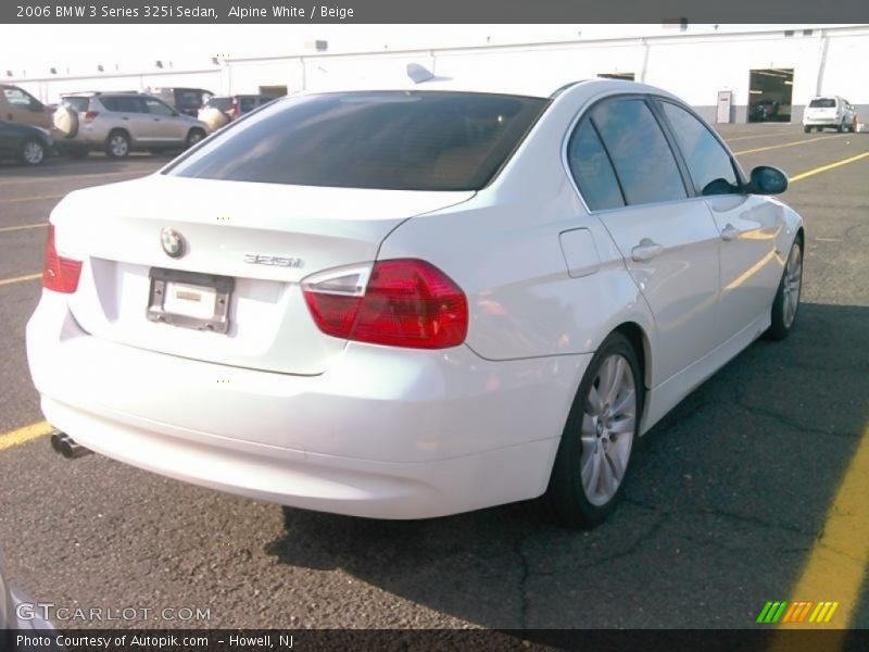Alpine White / Beige 2006 BMW 3 Series 325i Sedan