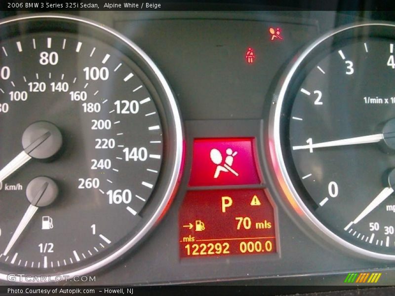 Alpine White / Beige 2006 BMW 3 Series 325i Sedan