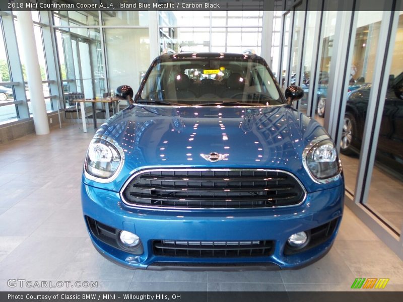 Island Blue Metallic / Carbon Black 2018 Mini Countryman Cooper ALL4