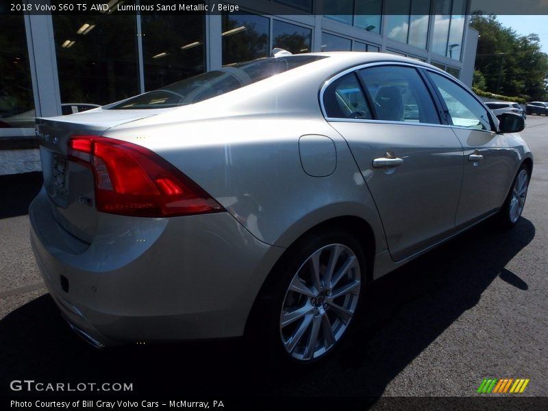 Luminous Sand Metallic / Beige 2018 Volvo S60 T5 AWD