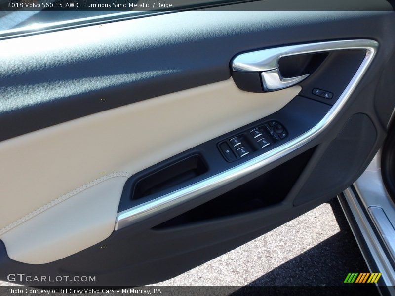 Luminous Sand Metallic / Beige 2018 Volvo S60 T5 AWD