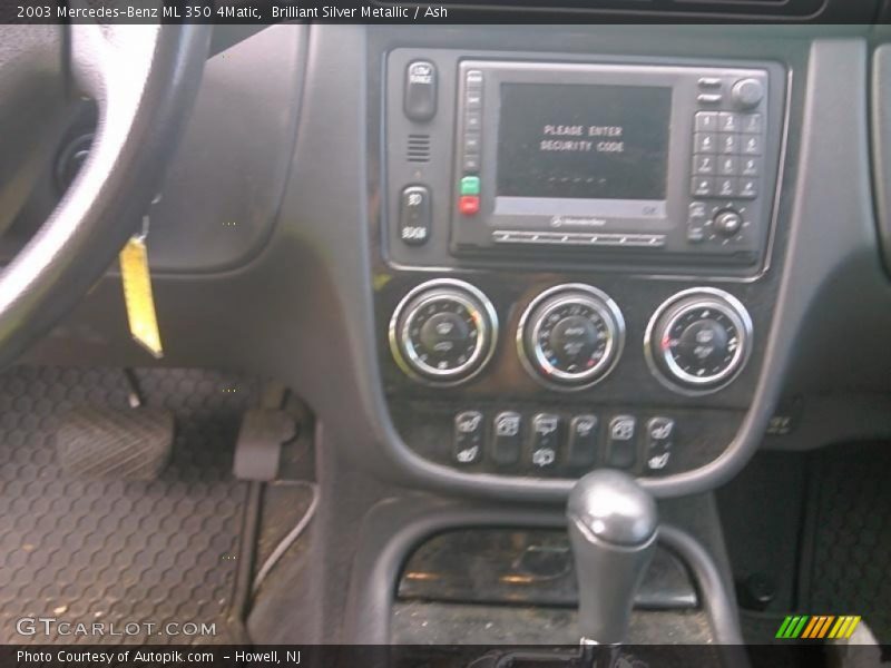 Brilliant Silver Metallic / Ash 2003 Mercedes-Benz ML 350 4Matic