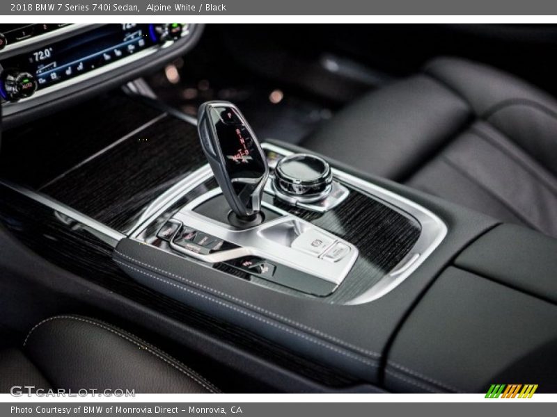 Alpine White / Black 2018 BMW 7 Series 740i Sedan