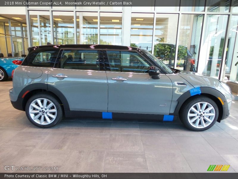 Moonwalk Grey Metallic / Carbon Black 2018 Mini Clubman Cooper ALL4