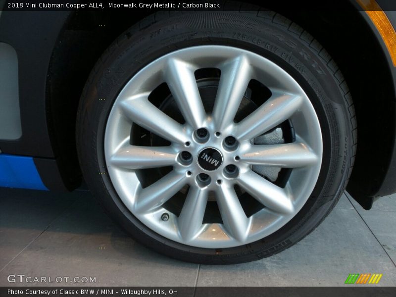 Moonwalk Grey Metallic / Carbon Black 2018 Mini Clubman Cooper ALL4