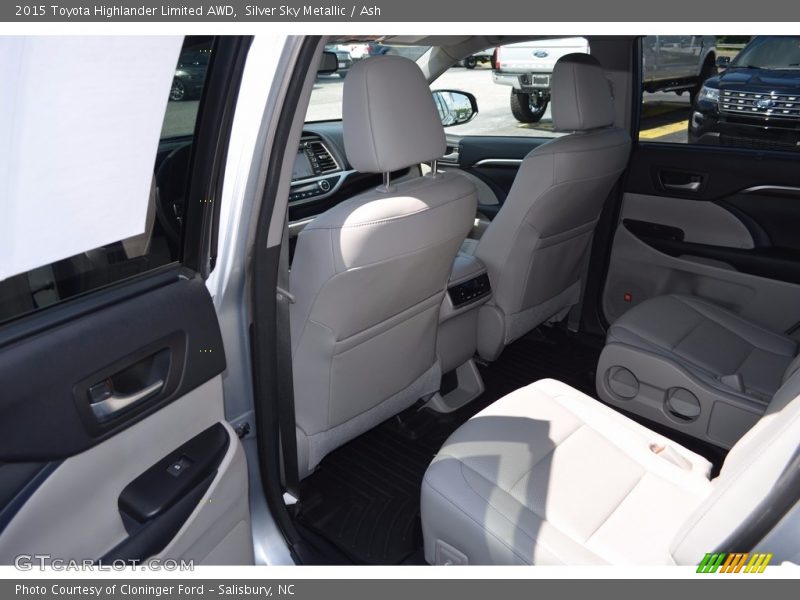 Silver Sky Metallic / Ash 2015 Toyota Highlander Limited AWD