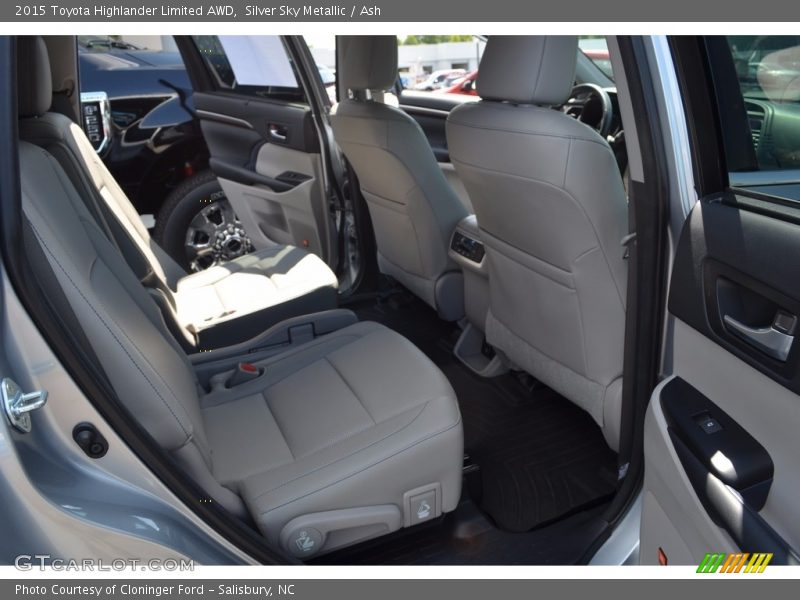 Silver Sky Metallic / Ash 2015 Toyota Highlander Limited AWD