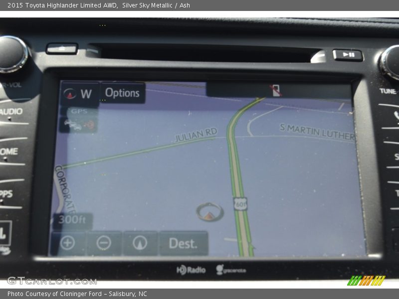 Silver Sky Metallic / Ash 2015 Toyota Highlander Limited AWD