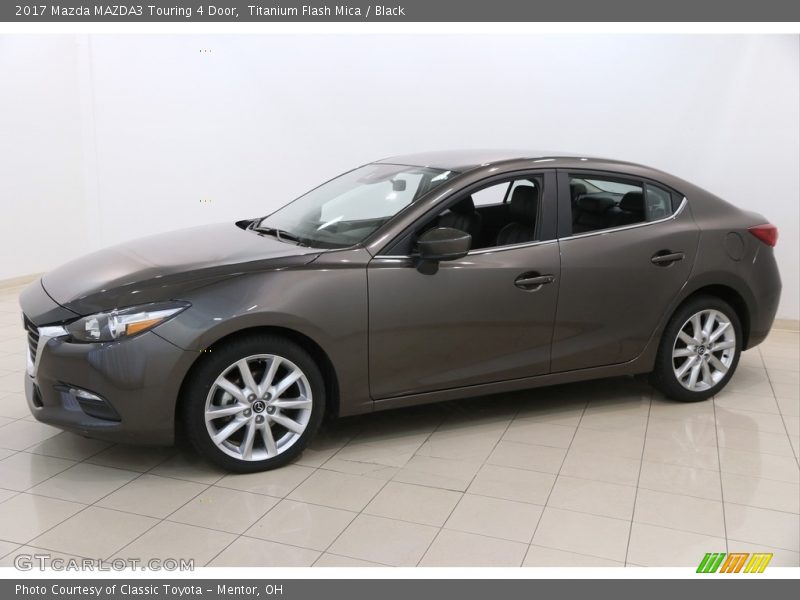 Titanium Flash Mica / Black 2017 Mazda MAZDA3 Touring 4 Door