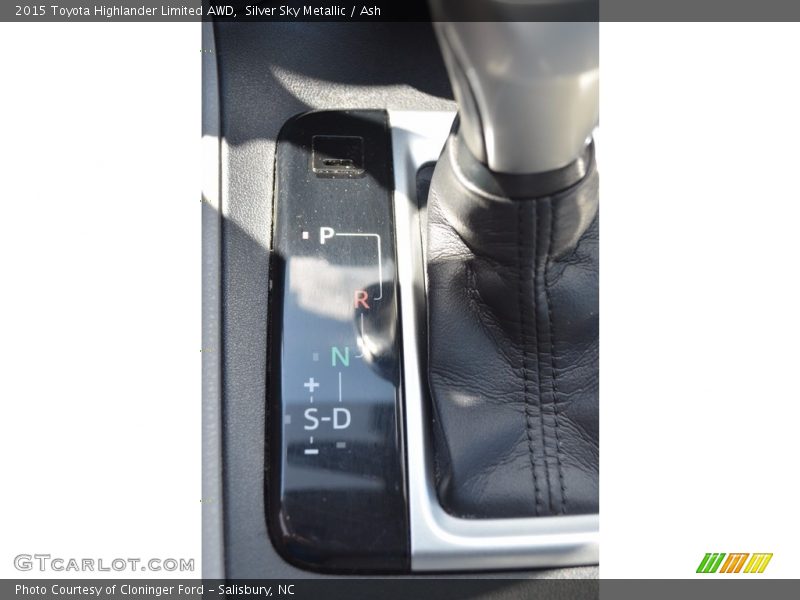 Silver Sky Metallic / Ash 2015 Toyota Highlander Limited AWD