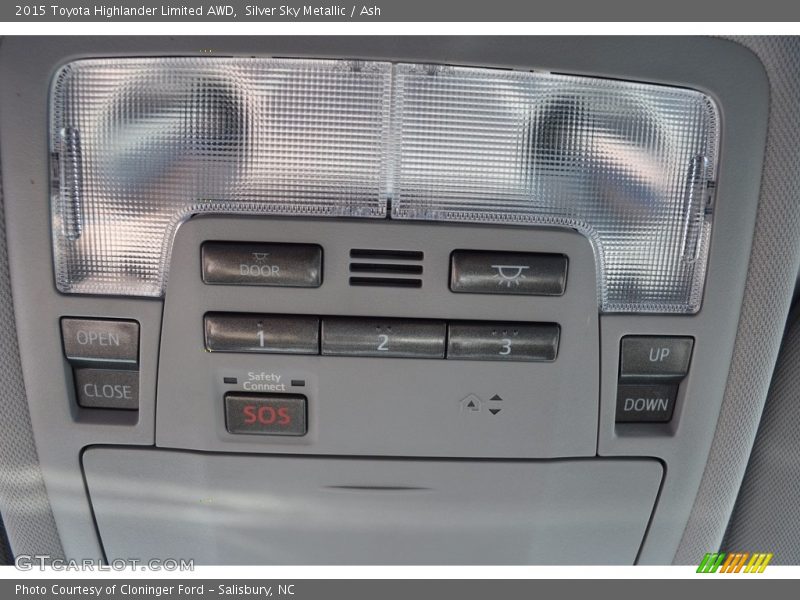Silver Sky Metallic / Ash 2015 Toyota Highlander Limited AWD