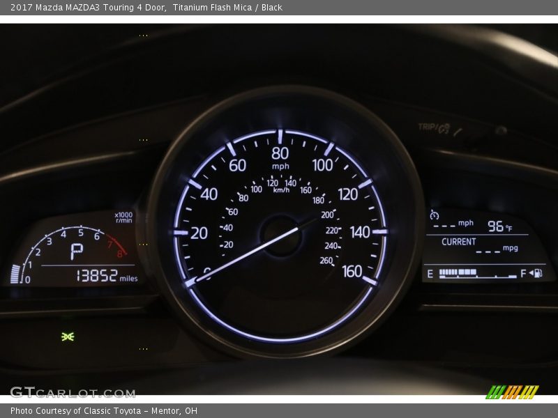 Titanium Flash Mica / Black 2017 Mazda MAZDA3 Touring 4 Door