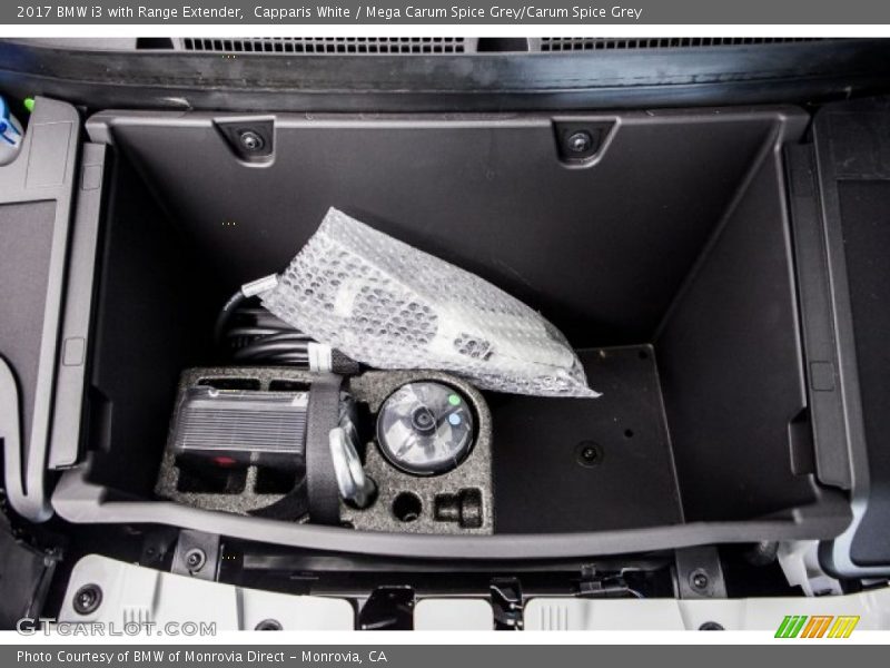 Capparis White / Mega Carum Spice Grey/Carum Spice Grey 2017 BMW i3 with Range Extender