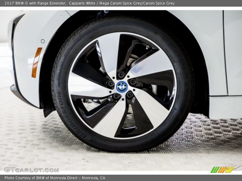 Capparis White / Mega Carum Spice Grey/Carum Spice Grey 2017 BMW i3 with Range Extender
