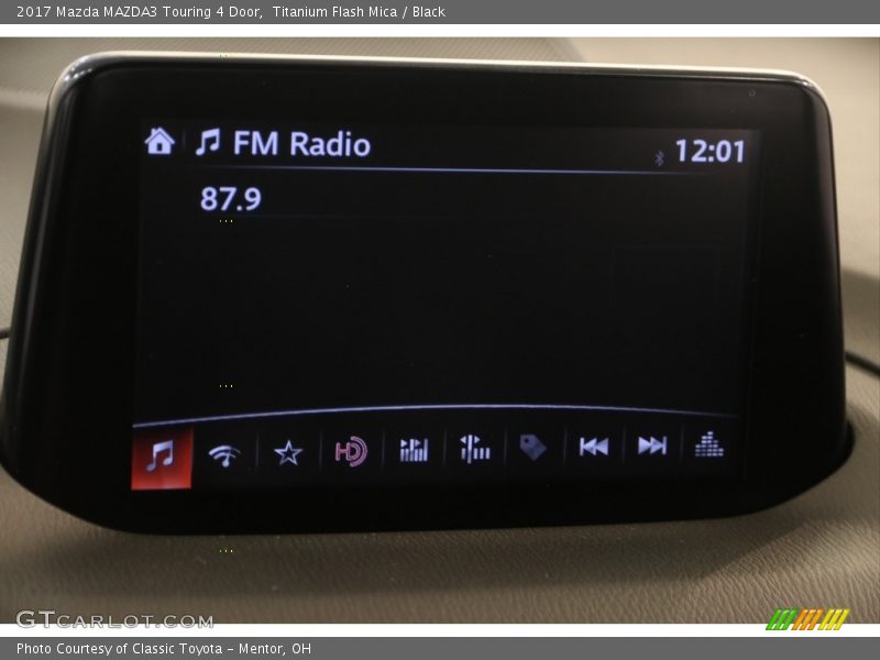 Titanium Flash Mica / Black 2017 Mazda MAZDA3 Touring 4 Door