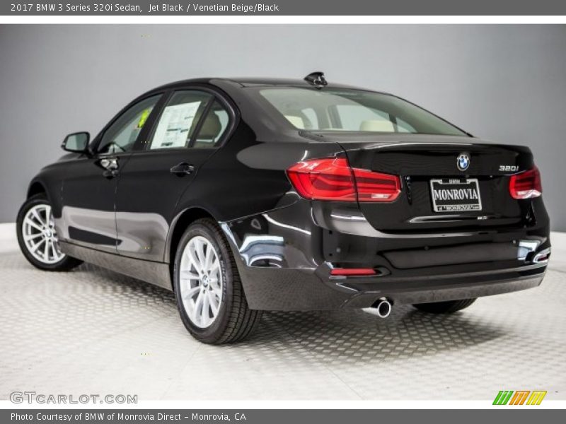 Jet Black / Venetian Beige/Black 2017 BMW 3 Series 320i Sedan