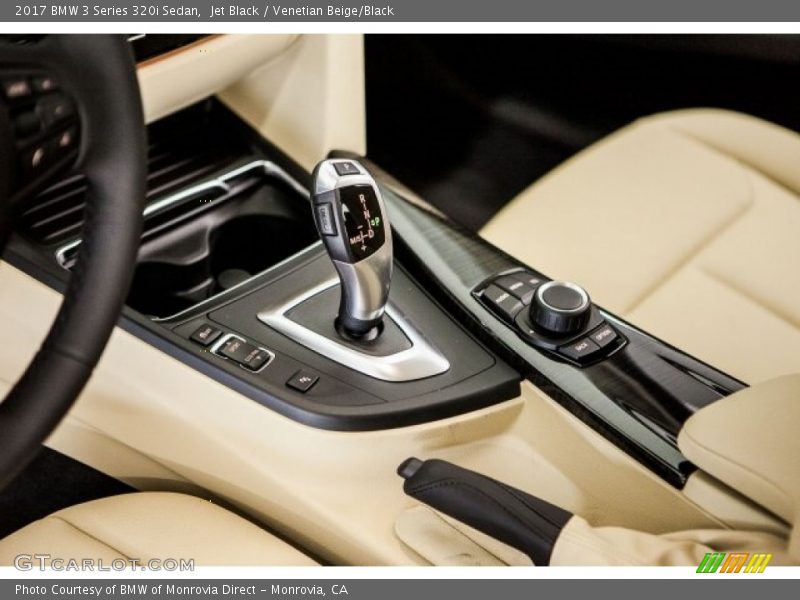 Jet Black / Venetian Beige/Black 2017 BMW 3 Series 320i Sedan