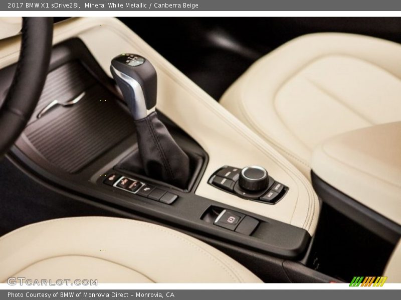 Mineral White Metallic / Canberra Beige 2017 BMW X1 sDrive28i