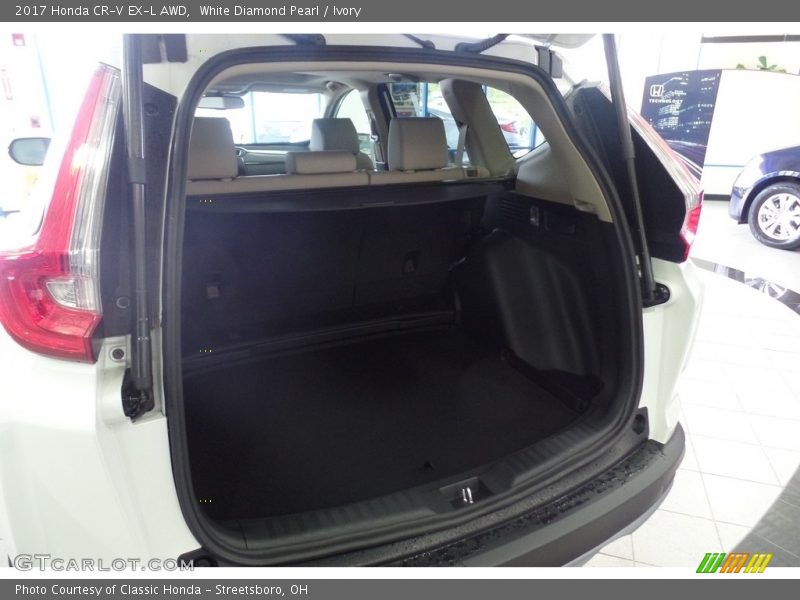 White Diamond Pearl / Ivory 2017 Honda CR-V EX-L AWD