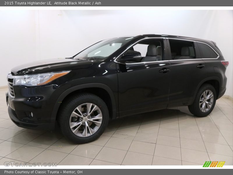 Attitude Black Metallic / Ash 2015 Toyota Highlander LE