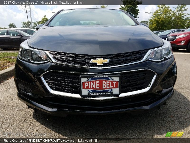 Mosaic Black Metallic / Jet Black 2017 Chevrolet Cruze LS
